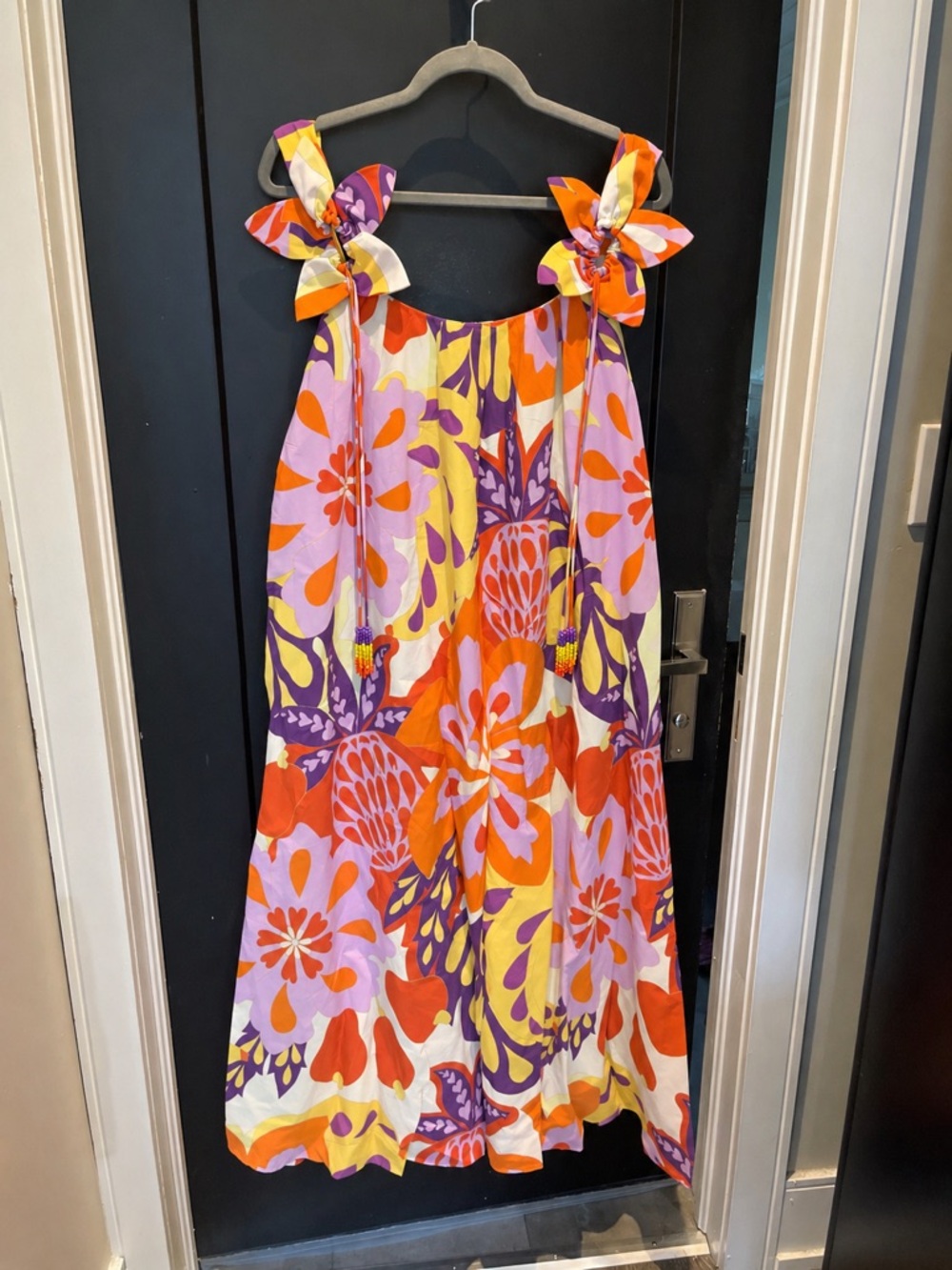NWT FARM Rio Lee Floral Sleeveless Maxi Dress - Picture 5 of 7